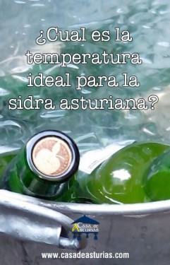 Temperatura de la sidra de asturias